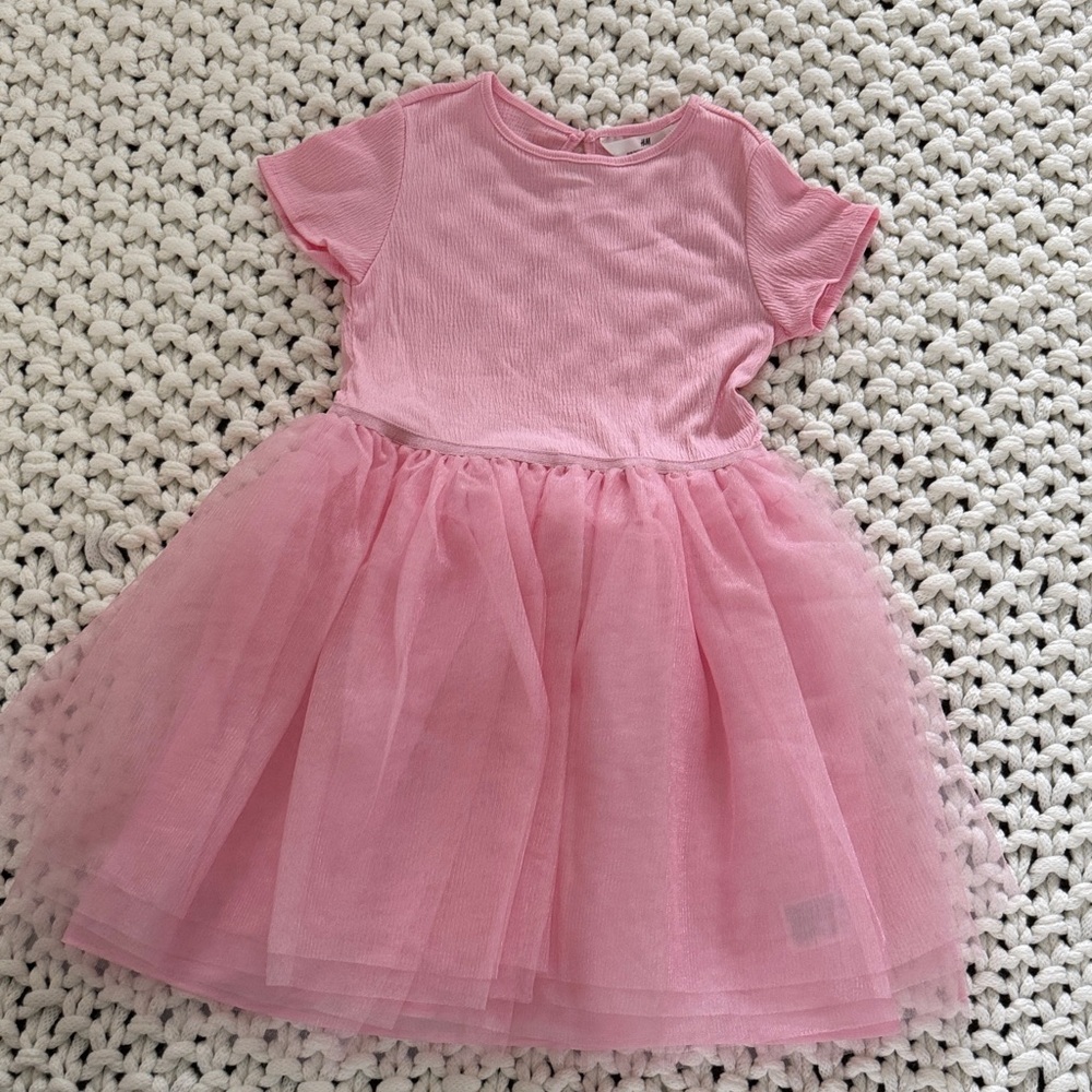 H&M Pink Tulle Skirt Dress